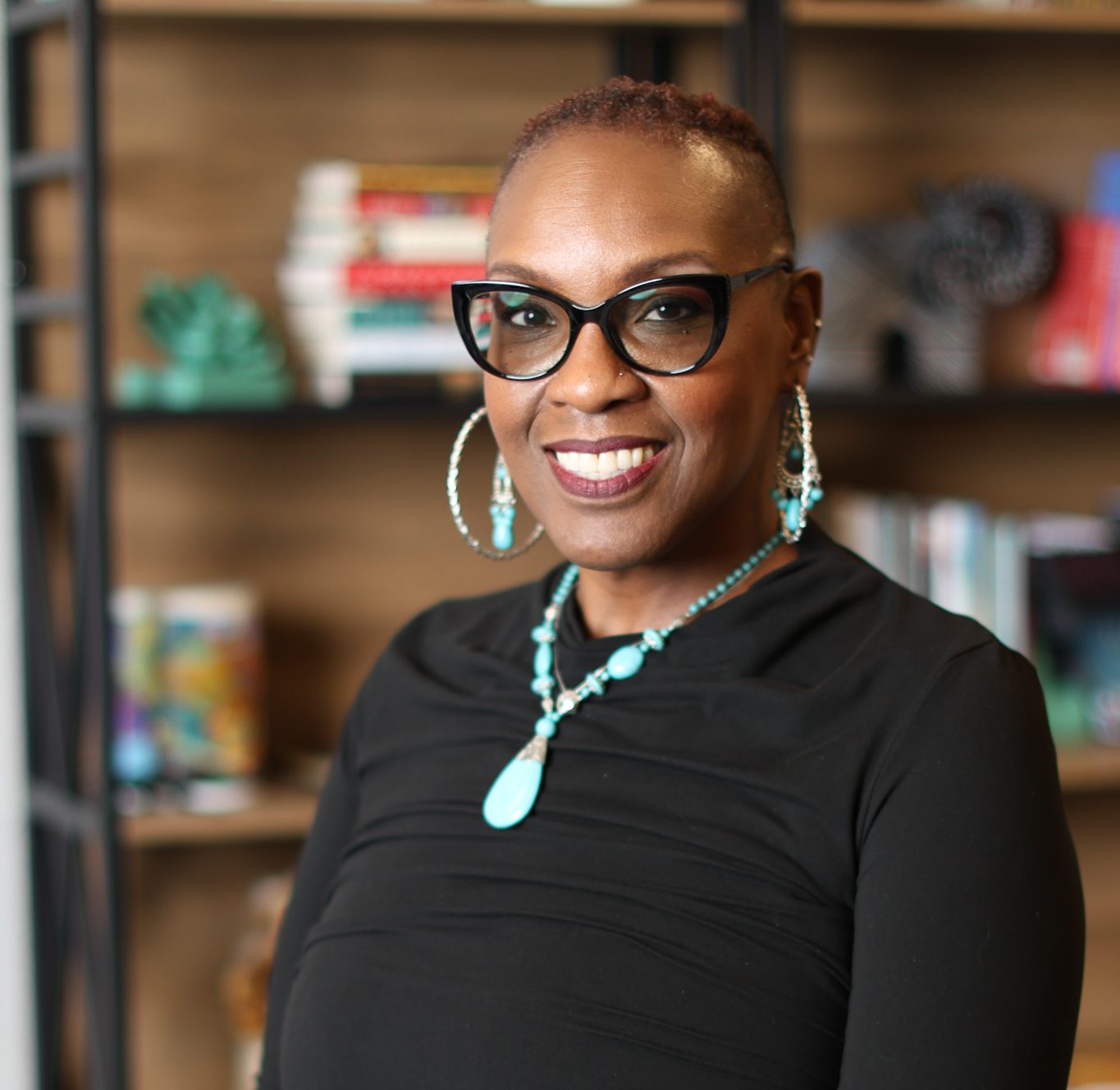 Kalimah Johnson, Founder and Executive Director, SASHA Center, receives a 2025 Leonard W. Smith Mental Health Hero Award from the Ethel and James Flinn Foundation.