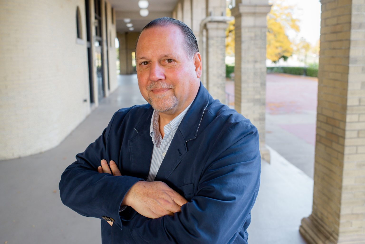 MiSide Health executive director James Ebaugh receives the 2025 Leonard W. Smith Mental Health Hero Award from the Ethel and James Flinn Foundation.